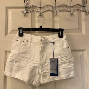 White shorts, size small